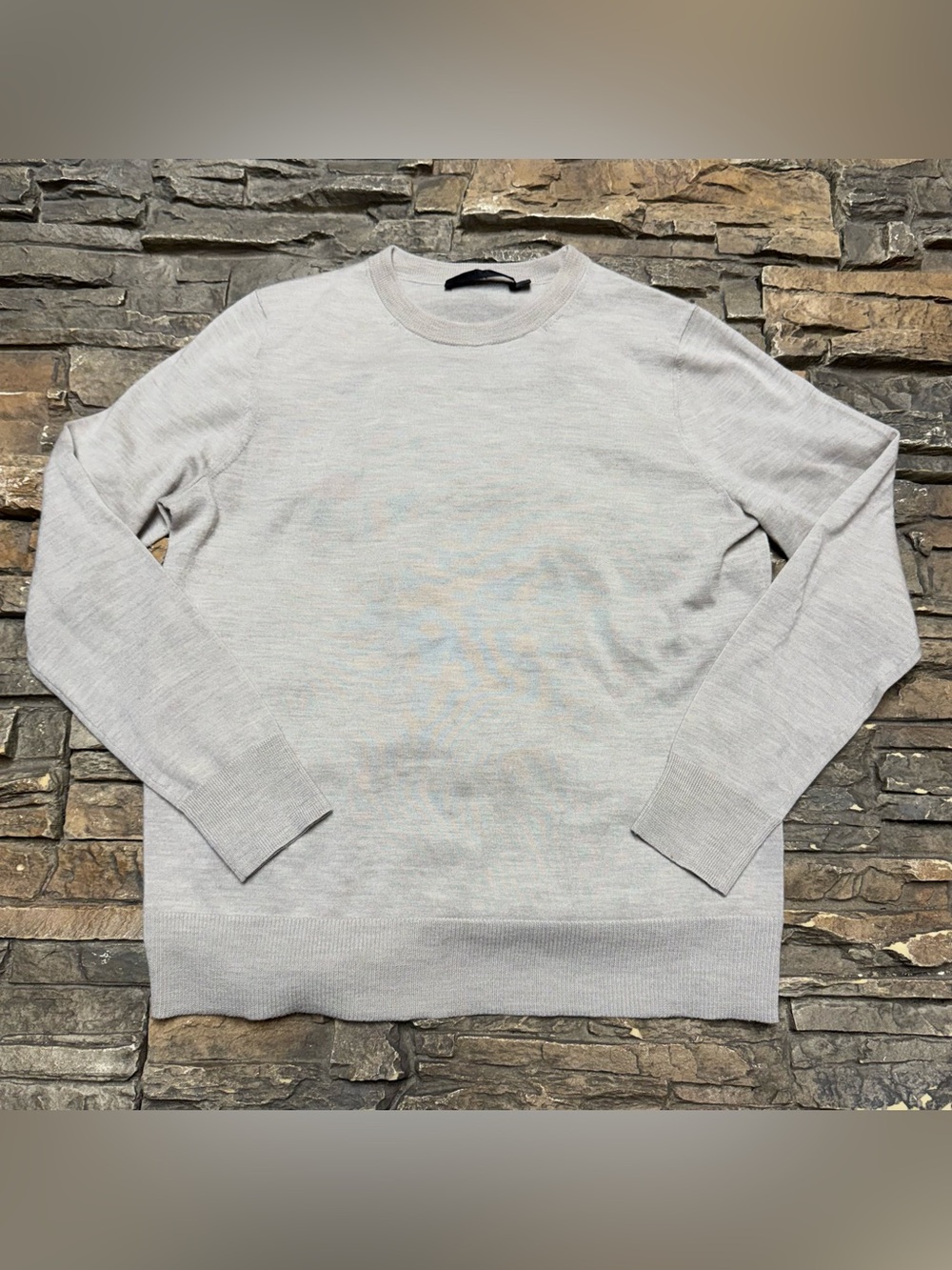 Jenni Kayne 100% Merino Wool Crosby Sweater Women Medium Crewneck Lightweight